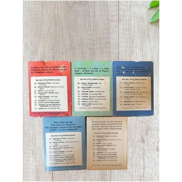 Vintage Big Little Book Collection - Set of 5 Classic Titles Including Disney, L - Picture 4 of 7